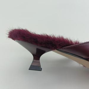 Cialisa – Nouveauté 2026 : Sandales compensées en cuir PU abricot, style fourrure moelleuse, pour femme – Idéales au quotidien - Product Image 5