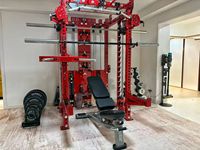 Rack de musculation multifonctionnel 3-en-1 en acier inoxydable de qualité supérieure pour usage commercial, machine Smith pour l'entraînement de la force des bras et des jambes