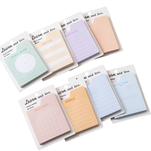 BECOL Bloc-notes adhésif rétro en gros, créatif et mignon, feuilles mobiles, notes autocollantes hebdomadaires et quotidiennes pour l'école et le bureau - Product Image 4