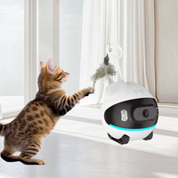 Mini robot compagnon pour animaux de compagnie, caméra 2K, robot sans fil pour chien et chat, surveillance à distance, nouveau robot intelligent en plastique pour animaux de compagnie