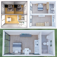 Maison conteneur préfabriquée à toit ouvrant, maisonnette détachable pour bureau, école, chambre et plus encore