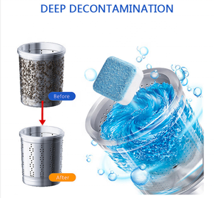 Tablettes effervescentes solides jetables automatiques puissantes et écologiques pour le <span class=keywords><strong>nettoyage</strong></span> du réservoir de la <span class=keywords><strong>machine</strong></span> à <span class=keywords><strong>laver</strong></span> - Product Image 6