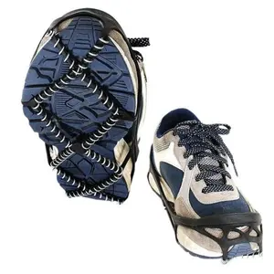 Non-Slip Over Shoe Rubber Spikes Cramponsブーツ、Anti Slip Snow Crampons Stretch Footwear
