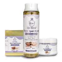 Savon de beauté OEM, huile éclaircissante pour la peau, crème éclaircissante pour les genoux, les mains, les coudes, élimination des taches brunes, réduction de la mélanine, ensemble éclaircissant pour les phalanges