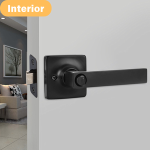 2025 ट्यूबलर लीवर दरवाजा लॉक सेट गोपनीयता लोगो जस्ता मिश्र धातु मार्ग लीवर हैंडल <span class=keywords><strong>3</strong></span> कुंजी नवीनतम डिजाइन एंटी-चोरी वाटरप्रूफ पाउडर - Product Image 4