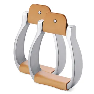 Hot Selling Equestrian Equipment Horse Racing Stirrups Customized Comfortable English Style Horse Riding Stirrups