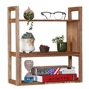 Modern Minimalist Wooden Desktop <b>Storage</b> Rack 3 Tier Bamboo Wood Color Standing Office Organizer for <b>Files</b> and Miscellaneous - Product Image 5