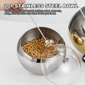 Utensili da Cucina, Ciotola in Acciaio Inox, Contenitore per Spezie e Condimenti, Logo Personalizzato e Scatole Portasugar per Ristoranti - Product Image 6