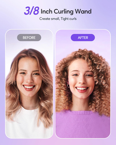 NB rộng có thể điều chỉnh 9mm gốm uốn sắt Cây Đũa phép Tourmaline PTC nóng <span class=keywords><strong>LCD</strong></span> hiển thị nhiệt độ điện cho hộ gia đình sử dụng - Product Image 5