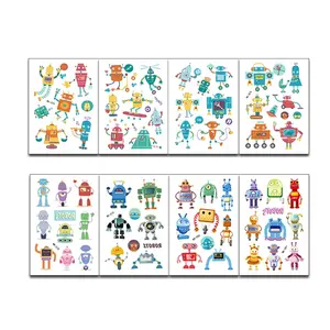 Diskon Besar Stiker Tato Desain Robot Off, Sementara Anak-anak Stiker Khusus Tato