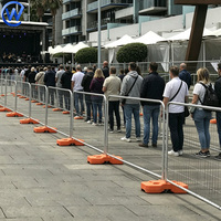 Panneaux de clôture de chantier personnalisés de 6x12 pieds, clôture temporaire en maille galvanisée de haute qualité pour chantier de construction