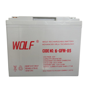 แบตเตอรี่ตะกั่ว-กรดแบบชาร์จได้ 6-GFM-85 12V 85AH ชนิด Deep Cycle แบบปิดผนึก ไม่ต้องบำรุงรักษา อายุการใช้งาน 15-20 ปี สำหรับ 6-GFM-85 Elec - Product Image 3