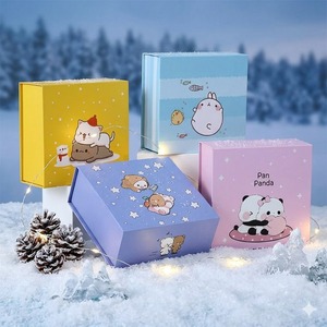 Macaron-colored <b>cardboard</b> heaven-and-earth cover gift boxes-Vietnam FSC Certified Luxury Packaging Factory - Product Image 6