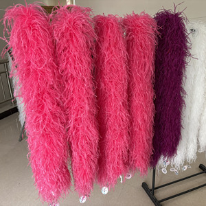 1-35 ply 15-18 cm đà điểu lông BOA khăn lông cho bên Wedding thời trang Dresses quần áo trang phục trang trí Giáng sinh - Product Image 2