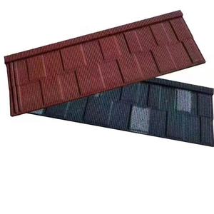 Colore dell'alluminio 0.45mm tegola metallica rivestita in pietra PPGL luce Villa piastrelle piatte in acciaio prodotto - Product Image 5