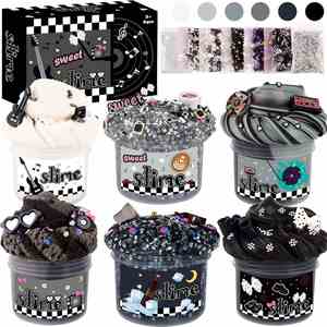 Colección de Slime Degradado a Granel, Set de Juego Sensorial de Masilla Transparente Nube Cremosa Hecha a Mano para Niñas y Niños, Venta al por Mayor - Product Image 1
