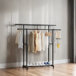 Factory New Design Tragbarer vertikaler Kleider ständer Kids Adult Durable <span class=keywords><strong>Metal</strong></span> Kleider ständer - Product Image 3