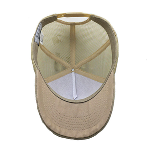Gorra Trucker de 5 Paneles Personalizada por Fabricante Australiano, con Malla y Parche Bordado con Rayas y Logotipo - Product Image 2