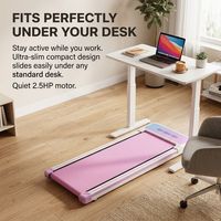 Tapis de marche sous le bureau, ultra fin, électrique, avec inclinaison automatique, moteur sans balais, pour la maison et le bureau