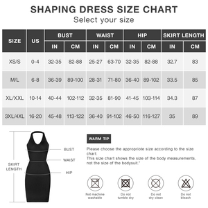 Hexin Verified Pro Venta al por mayor Sin costuras Cuello Halter Deep U Ropa exterior Body Shaper Shapewear Bodycon Mujeres Vestido rosa en verano - Product Image 6