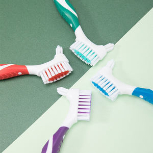 Spazzolino invisibile bretelle doppia testa dentiera interdentale spazzola Aligner porta setole medie - Product Image 3