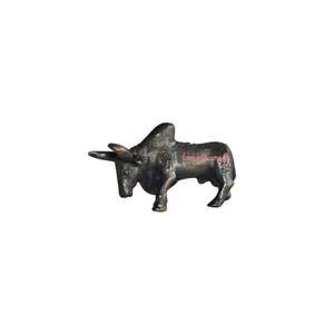 Bronze Metall Mikro Mini Wall Street Bull Skulptur Statue