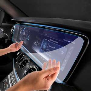 Accesorios de coche para <span class=keywords><strong>Benz</strong></span> GLA GLB CLA, tablero de navegación, vidrio templado, Protector de pantalla táctil, lámina, reproductor de DVD para coche, película ESTÉREO - Product Image 4