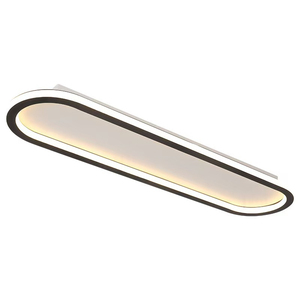 Ventilateur de plafond contemporain avec éclairage LED, commande par interrupteur, lumière blanc chaud 3500K, indice de reproduction des couleurs Ra80, couvercle en acrylique, base en bois, design suspendu, salon - Product Image 4