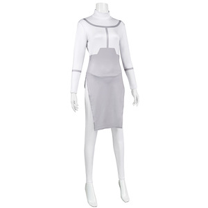 Costume de Cosplay Invincible Anissa, marque Witrum grise avec ceinture, taille adulte, pour jeu de rôle d'anime - Product Image 5
