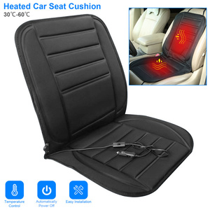 Cojín de asiento de coche con calefacción Db Sports, espuma de tela, estilo deportivo, temperatura ajustable para coches, camiones, furgonetas, SUV - Product Image 4