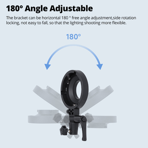 อะแดปเตอร์เมาท์ Ambitful <span class=keywords><strong>MB01</strong></span> MB02 Mini Mount เป็น Bowens Mount ติดตั้งง่ายสำหรับ YONGNUO YN150 IFOOTAGE 60/130 NANLITE Forza 60 Softbox - Product Image 4
