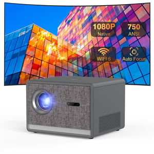 <span class=keywords><strong>Projecteur</strong></span> LED intelligent Android <span class=keywords><strong>4K</strong></span> CR53, entièrement étanche et sans poussière, vidéoprojecteur natif 1080P pour la maison, les affaires et le camping - Product Image 1