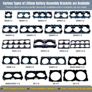 ホットセール 連結式モジュールABS 32650バッテリーセルホルダー 電動スクーターバッテリーパック プラスチックアクセサリー リチウムバッテリーブラケット - Product Image 2