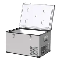 45Lカー冷蔵庫ミニ冷蔵庫小型冷凍庫12Vコンプレッサーポータブルクーラー220V12vカーミニ冷蔵庫