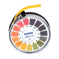 Tiras Reactivas de pH Universales en Rollo, Suministro Directo de Fábrica, Papel Indicador de pH 0-14 para Piscinas/Acuicultura
