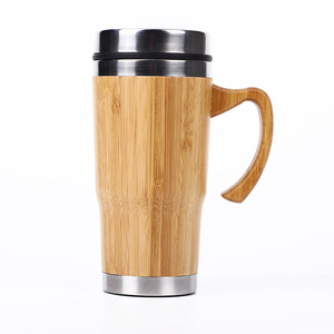 Thermos de voyage isolé sous vide, avec couvercle, pour conserver la peau de bambou, ml - Product Image 5