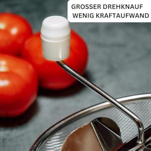 Passoire de <span class=keywords><strong>cuisine</strong></span> <span class=keywords><strong>en</strong></span> acier inoxydable de 20 cm pour un nettoyage facile, un dégraissage et une filtration, compatible lave-vaisselle, qualité alimentaire - Product Image 3