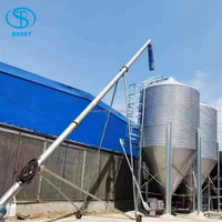 Mini silo de stockage d'aliments en acier galvanisé, petite capacité, silo à grains, trémie d'alimentation automatique pour élevage de poulets et de porcs à petite échelle
