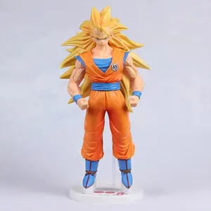 맞춤형 슈퍼 Saiyan Goku 동상 액션 피규어 장난감 애니메이션 피규어 Pvc 만화 캐릭터 인형 모델 장난감