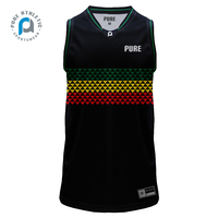 Camisetas de Baloncesto PURE Australia Rasta Maori al por Mayor, Uniformes de Baloncesto Sublimados, Chalecos de Rugby para Entrenamiento