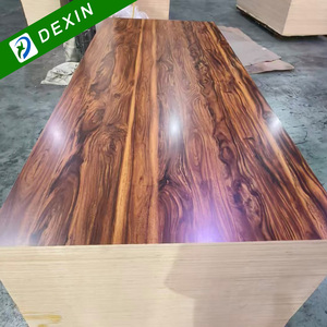 Contreplaqué mélaminé imperméable de 18 mm à grain de bois, panneau marin stratifié à âme combinée pour meubles - Product Image 5