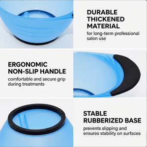 Frosted Hair Dye Mixing Bowl Large Non-slip Salon Color Tint Bowl with Ergonomic Handle for <strong>Colorists</strong> - Product Image 2