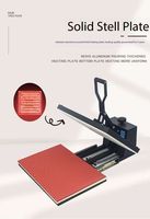 Presse à chaud semi-automatique à plat 40x60cm pour sublimation de lanières et textiles, idéale pour l'impression par transfert thermique
