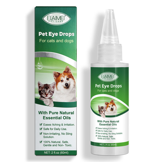 Pet Eye Wash Drops Help Prevent Pink Eye Allergies Symptoms and Infections & Dry Eyes