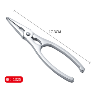 DFT0315 Pinza para Cangrejo de Aleación de Zinc, Herramienta para Comer Cangrejo, Pinza para Mariscos, Aguja para Cangrejo de Acero Inoxidable 304, Pinza para Pelar Cangrejo - Product Image 3