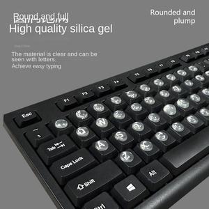 Haute Transparent écologique dessin animé mat stratification Silicone Nail Art Protection clavier bouton autocollant promotionnel - Product Image 2