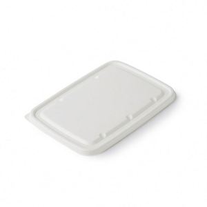 Eco-friendly Disposable Biodegradable Sugarcane <b>Lunch</b> <b>Box</b> Food Tray Customized Logo White 4/5/6 <b>Compartment</b> Paper Packed - Product Image 2