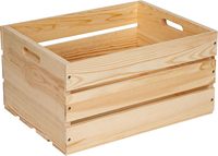 Kunden spezifische große Kiefernholz kisten zur Aufbewahrung, Aufbewahrung kisten für Schallplatten, die Aufbewahrung kisten aus reinem Naturholz