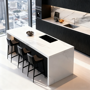 Мебель для кухни GODI: готовые современные островные шкафы из массива дерева, модульные, с отделкой под старину, традиционные кухонные гарнитуры - Product Image 3