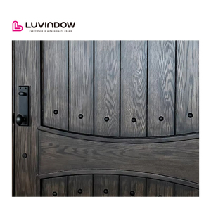 Porte d'entrée industrielle moderne Fourni en usine Extérieur en bois massif pour hôtel Maison sécurisée Sécurité Inspiré <span class=keywords><strong>du</strong></span> design <span class=keywords><strong>indien</strong></span> - Product Image 4